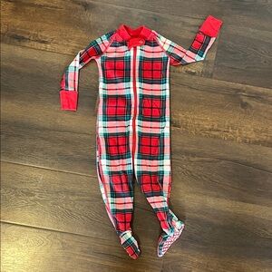 ☘️ 3 for 33 ☘️ Plaid Baby/ Toddler Footie Pajamas